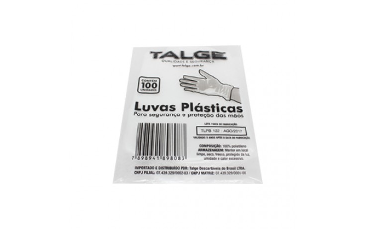 LUVA DE POLIETILENO