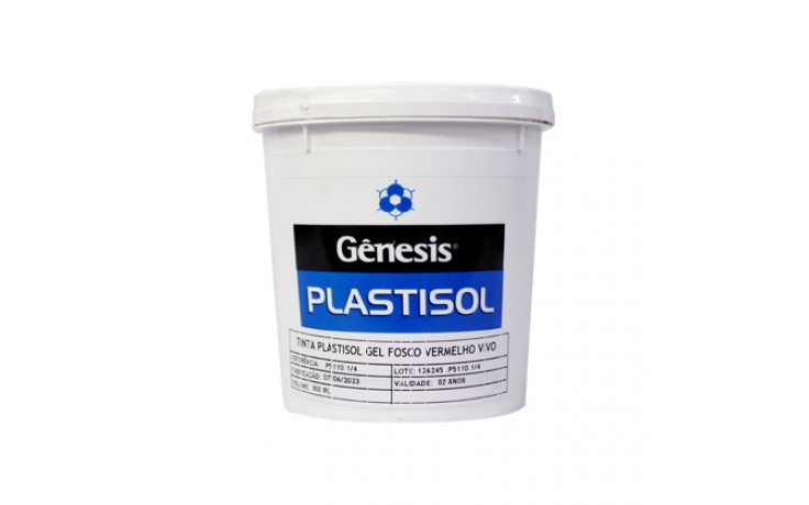 PLASTISOL GEL FOSCO VERMELHO VIVO 010 900ML