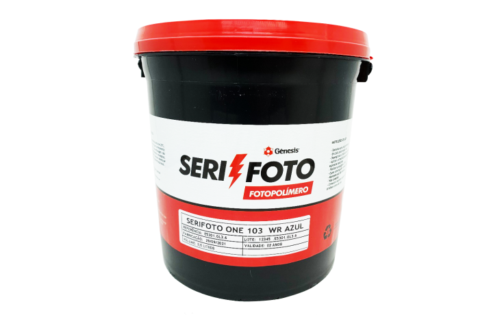 EMULSÃO SERIFOTO ONE 103 WR AZUL (PRONTA PARA USO)