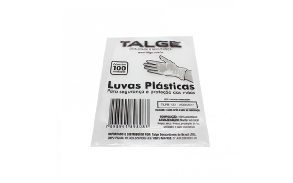 LUVA DE POLIETILENO