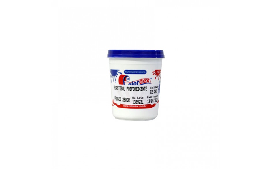 TINTA PLASTISOL FOSFORESCENTE COLORDEX